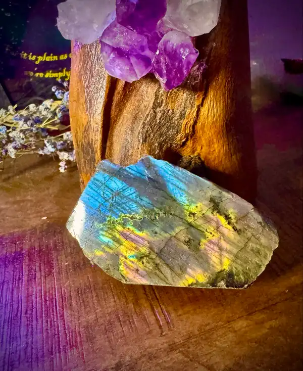 Labradorite Crystal Polished Rough