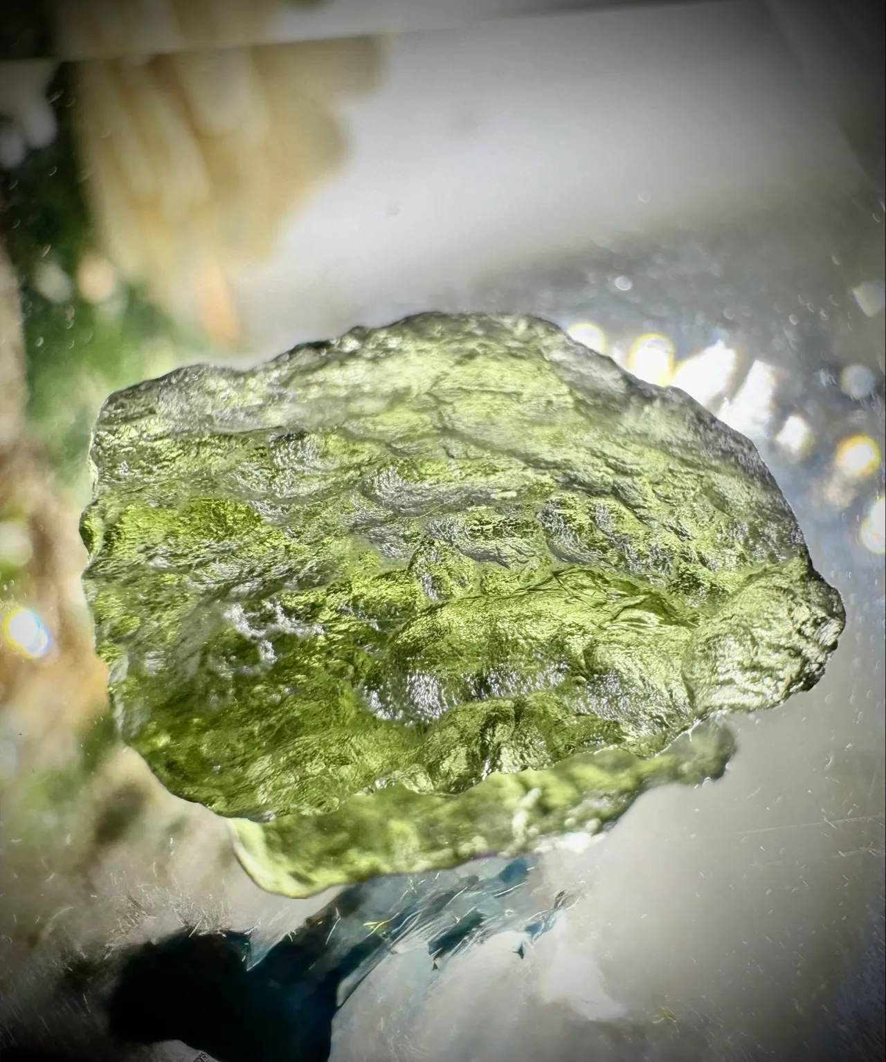 Moldavite From Bulivea Czech Rare Meteorite Glass – photo 3