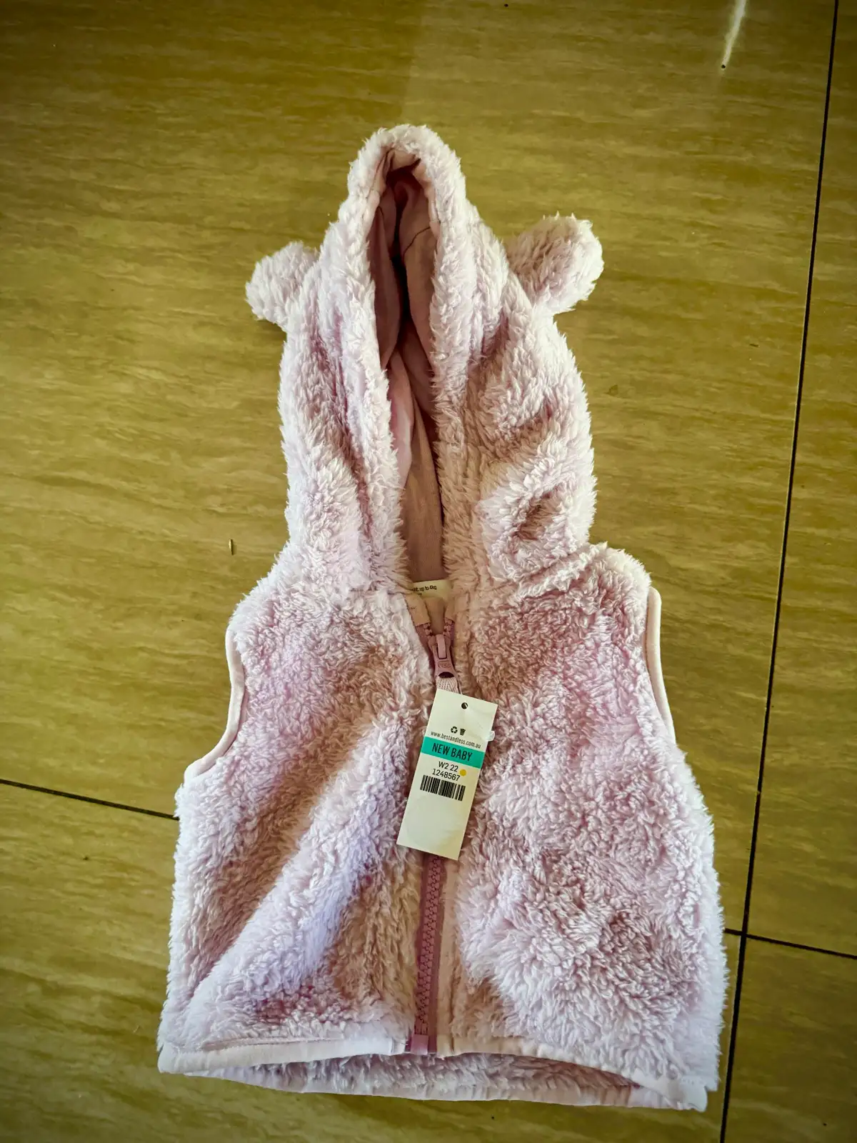 Hooded Girls newborn vest – photo 5