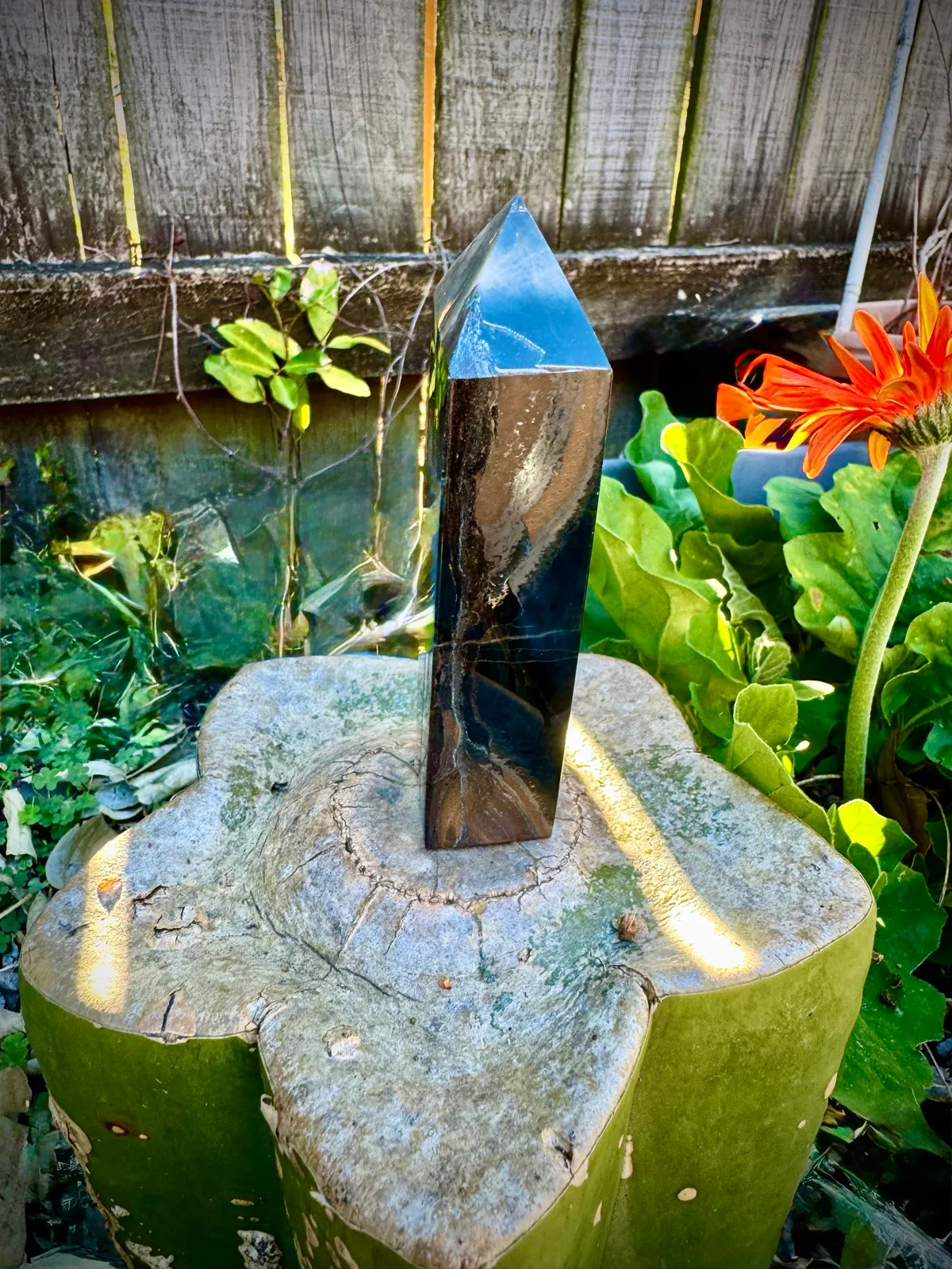 Blue tigers eye rare tower – photo 3