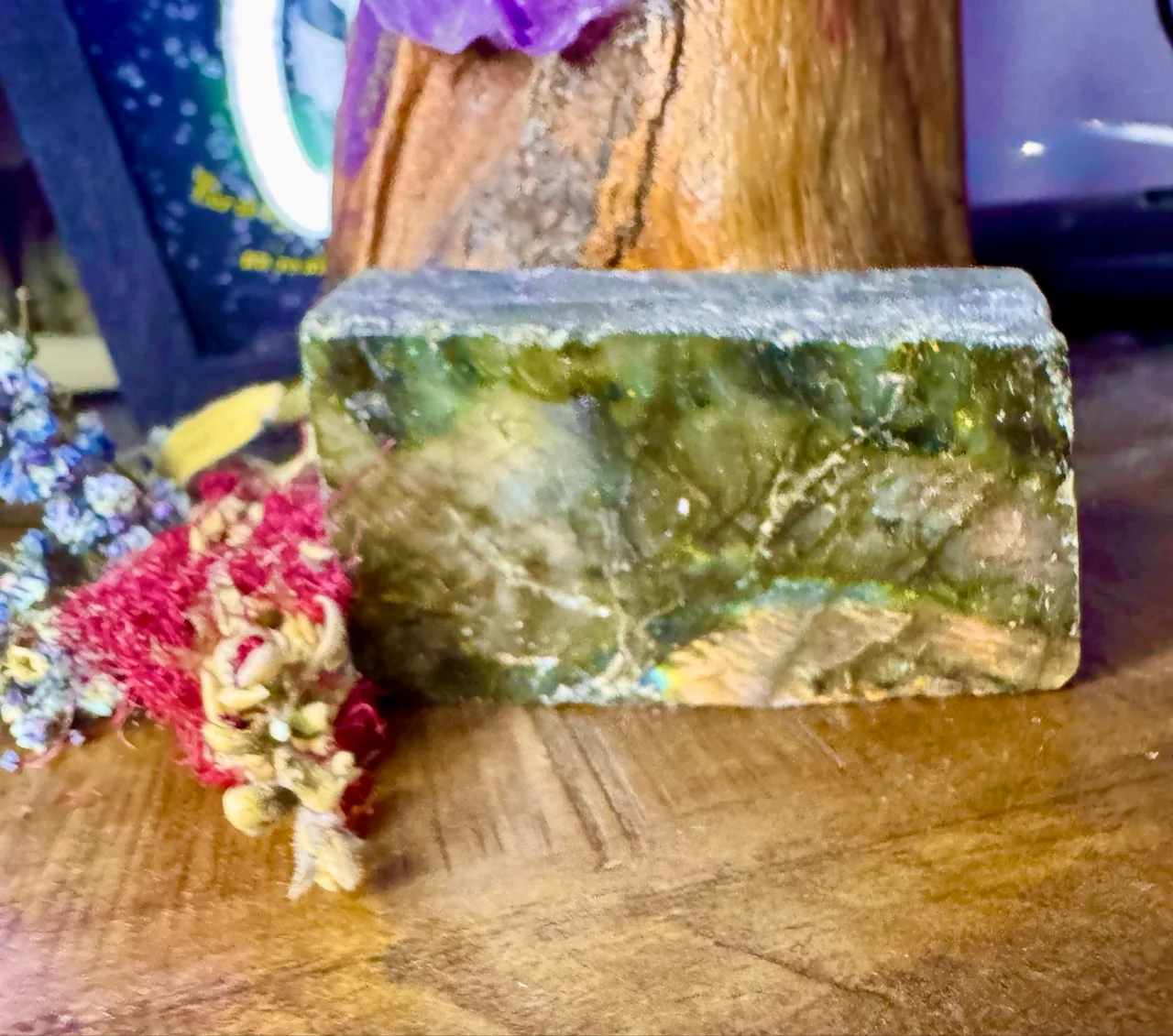 Labradorite Polished face crystal rough – photo 6