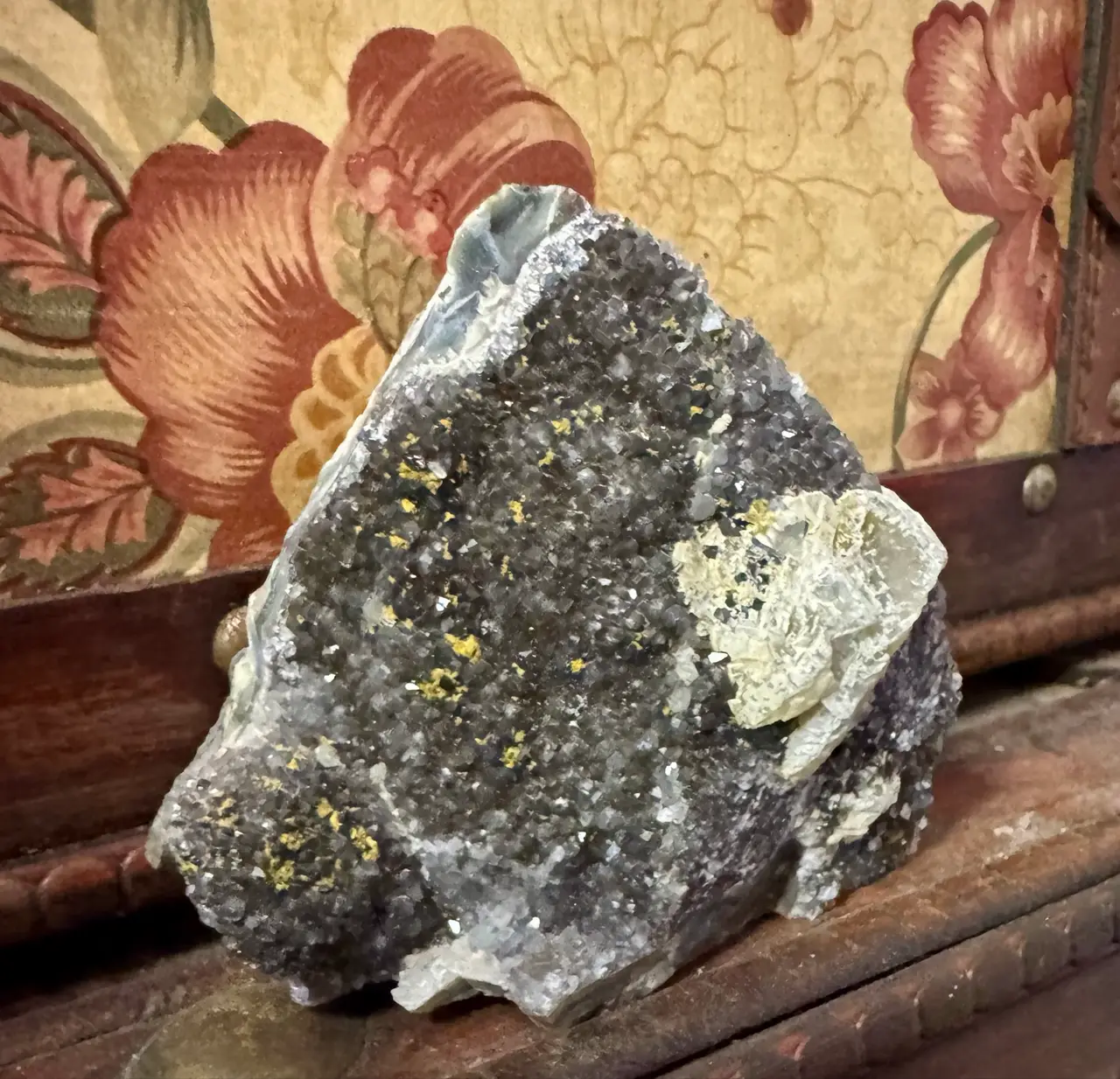Black Rare Amethyst Crystal Cluster – photo 9