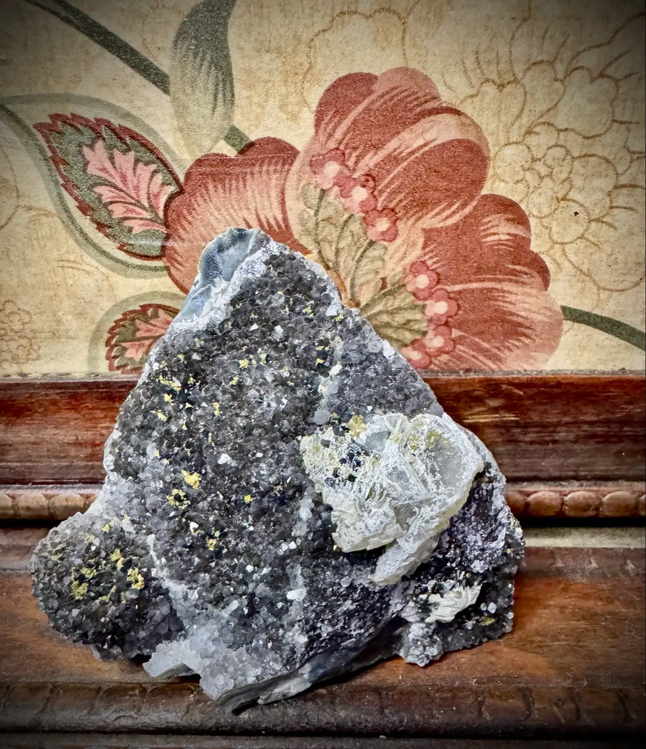 Black Rare Amethyst Crystal Cluster – photo 3