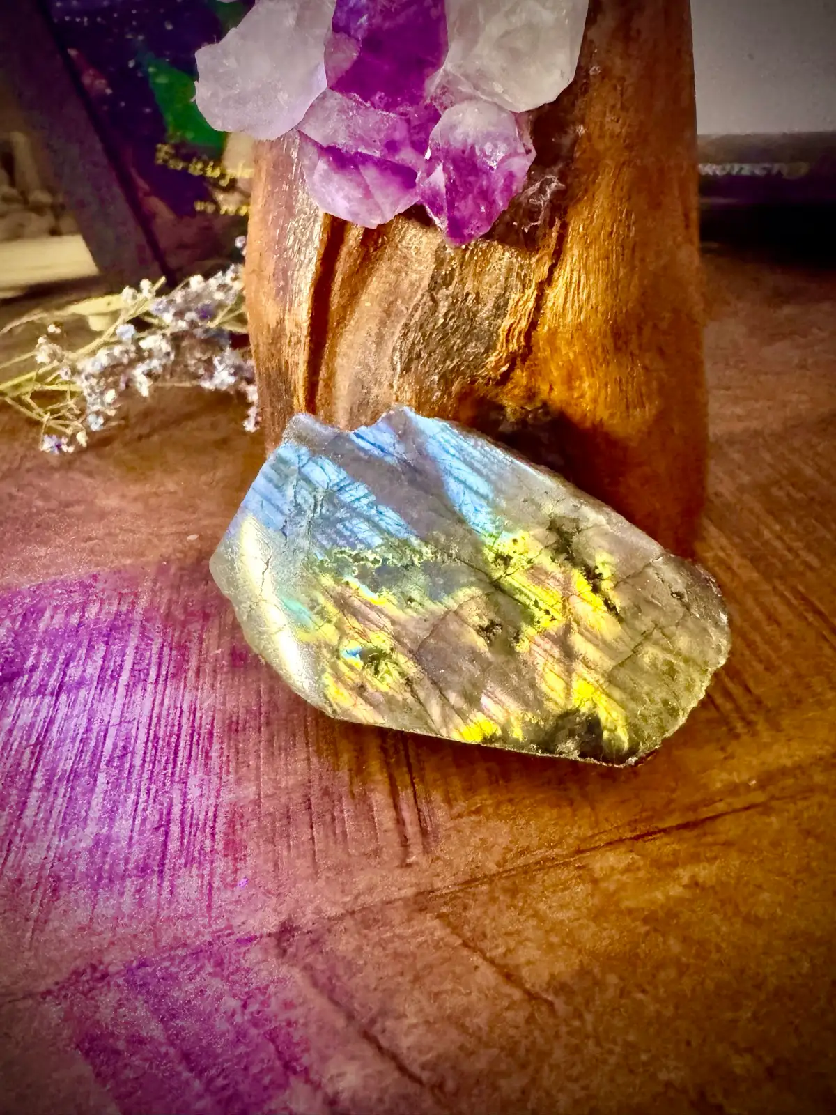 Labradorite Crystal Polished Rough – photo 2