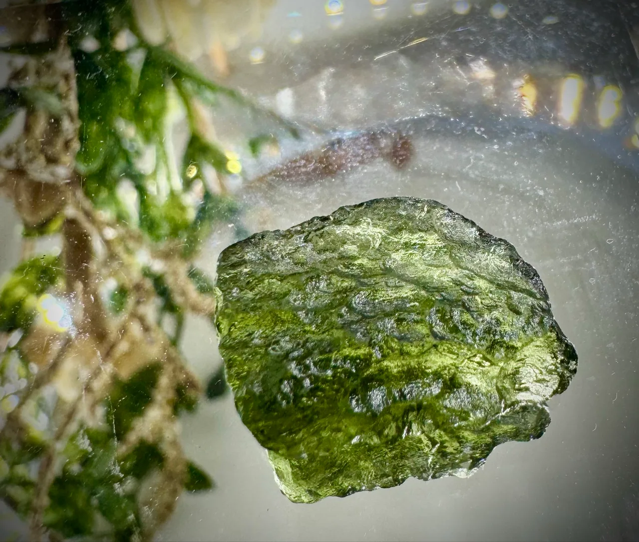 Moldavite From Bulivea Czech Rare Meteorite Glass – photo 4