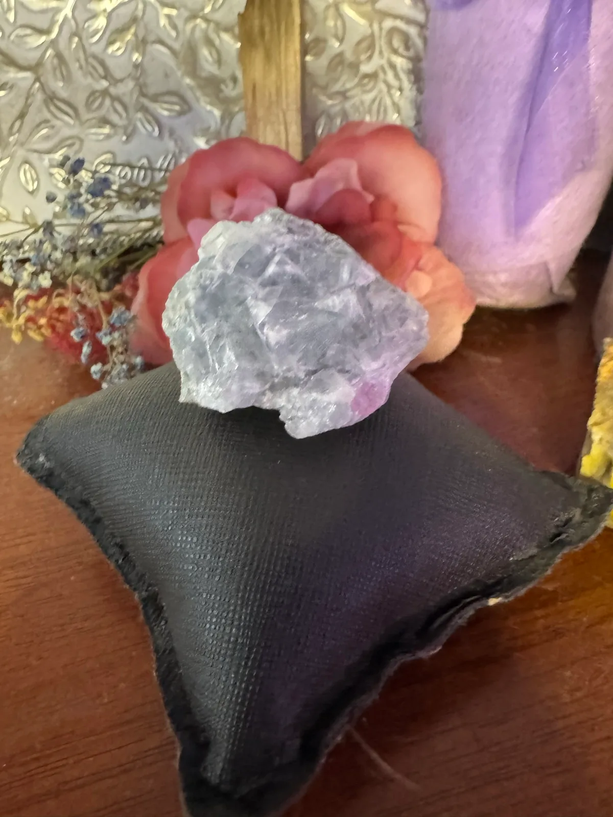 Rare Blue Fujian  Fluorite cubic cluster – photo 7
