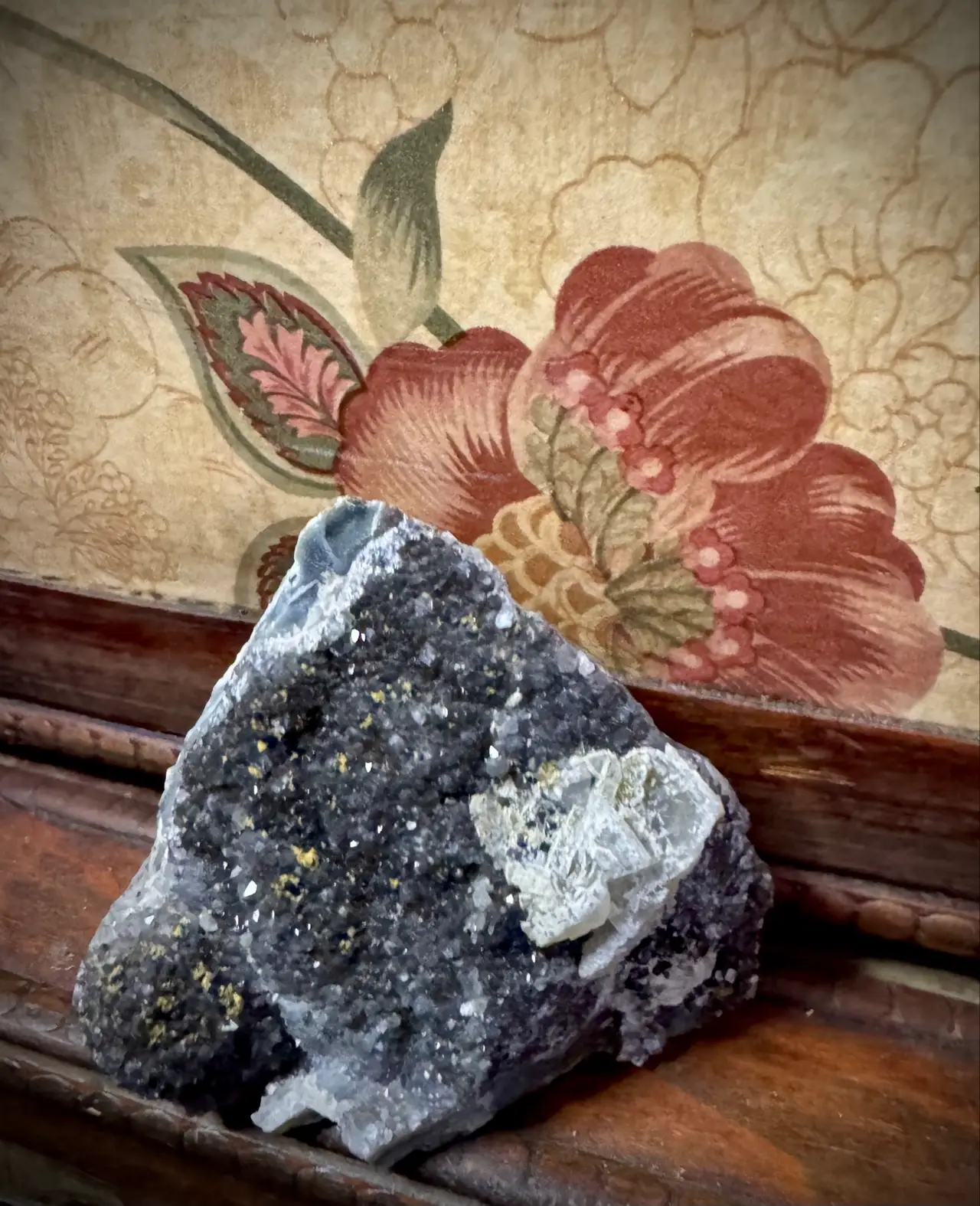 Black Rare Amethyst Crystal Cluster – photo 5