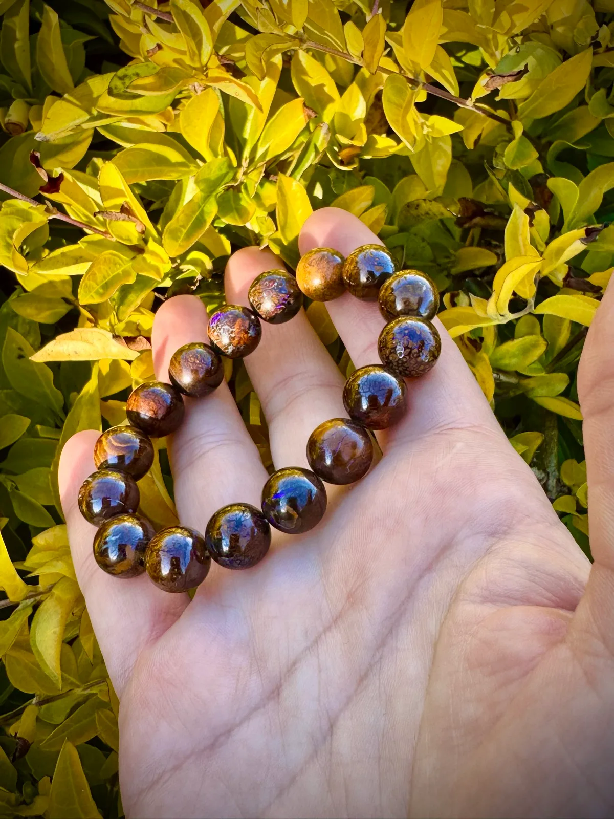Boulder Opal Bracelet Hand cut and made Rare Opal – photo 8