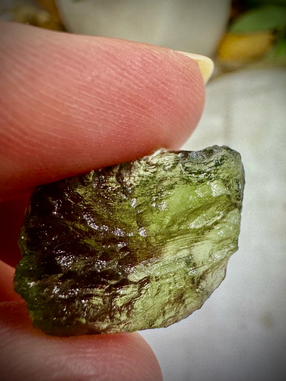 Moldavite From Bulivea Czech Rare Meteorite Glass – photo 10