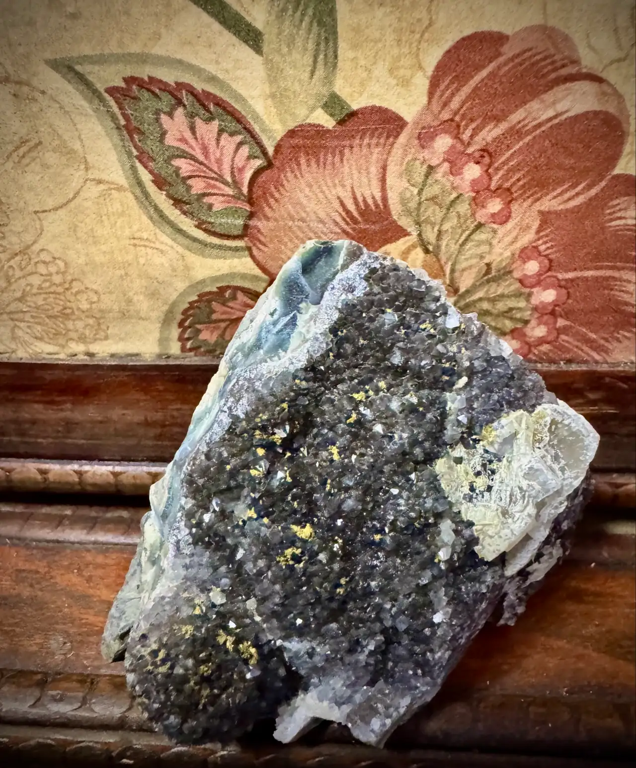 Black Rare Amethyst Crystal Cluster – photo 6
