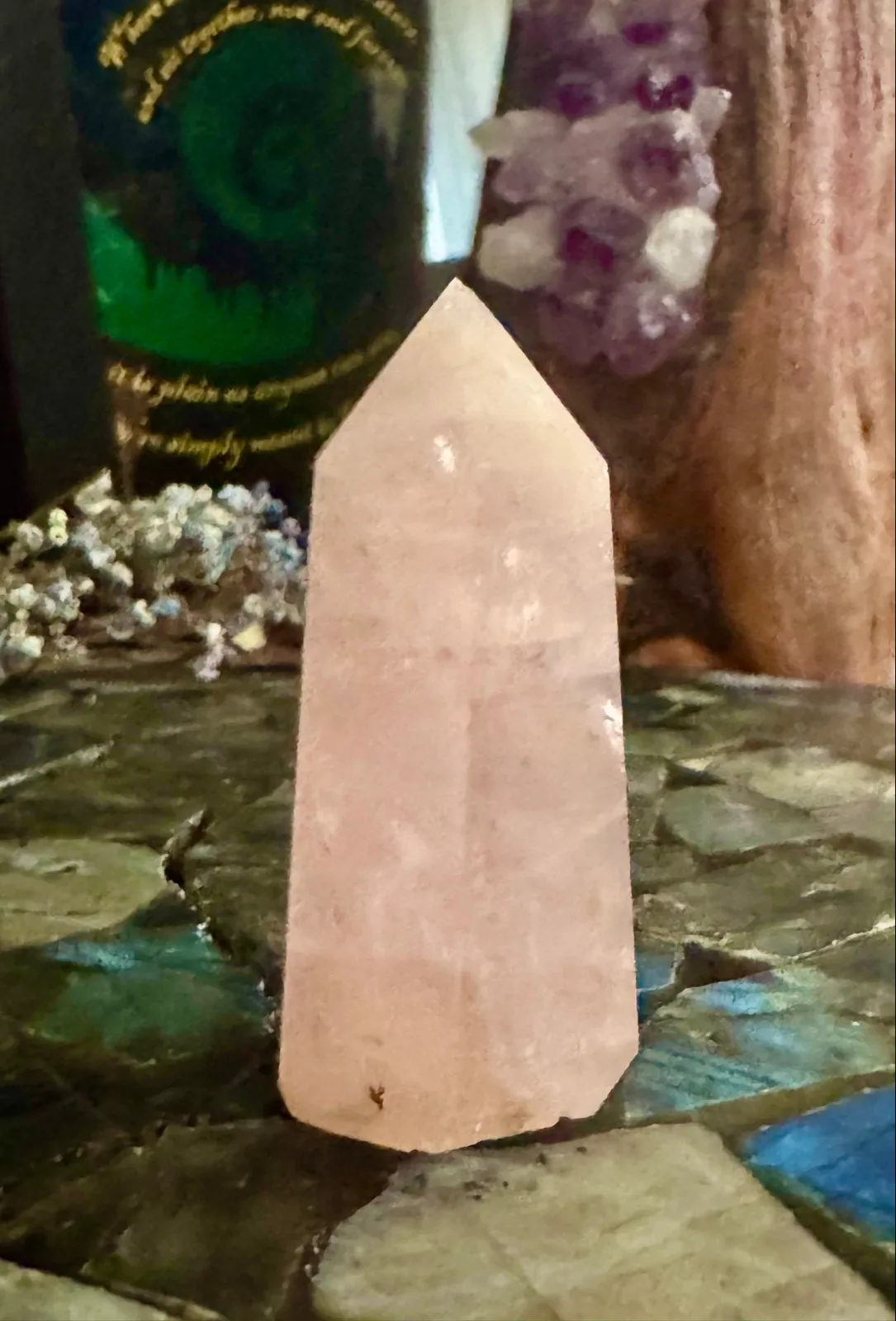 Rose quartz Crystal Tower – photo 3