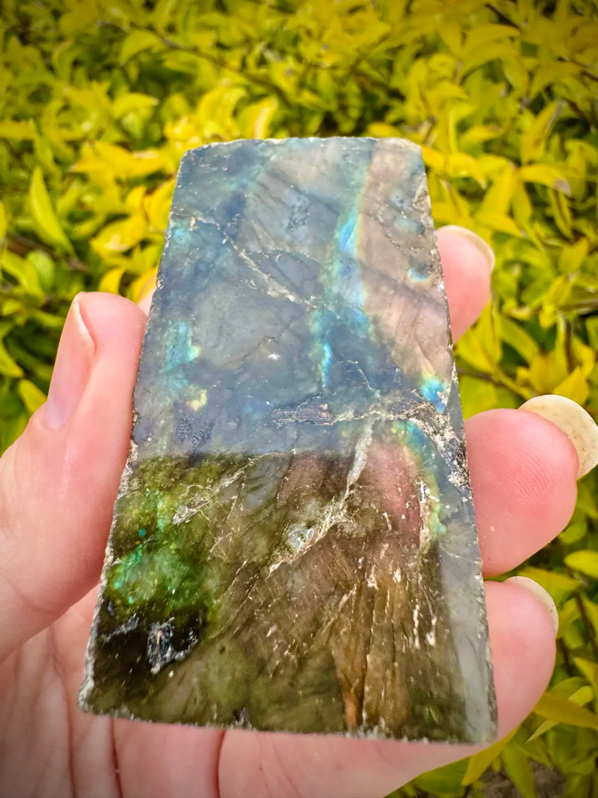 Labradorite Polished face crystal rough – photo 3