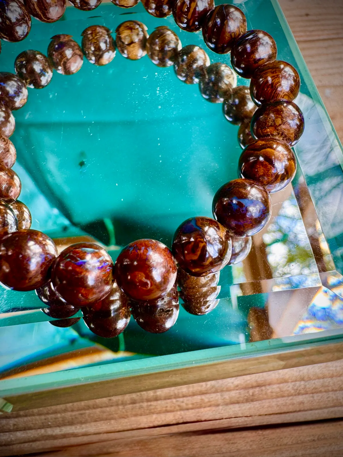 Boulder Opal Bracelet Hand cut and made Rare Opal – photo 10