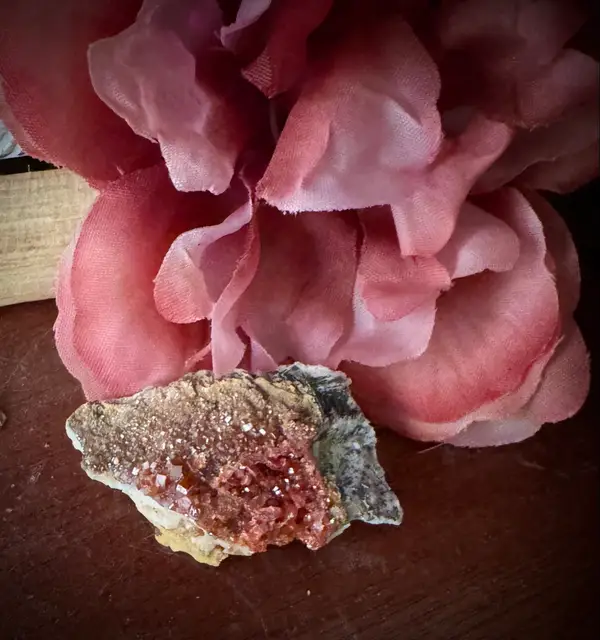 Vanadinite Crystal Cluster