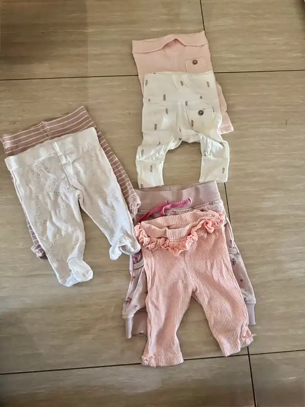 Newborn Baby girl pants bundle