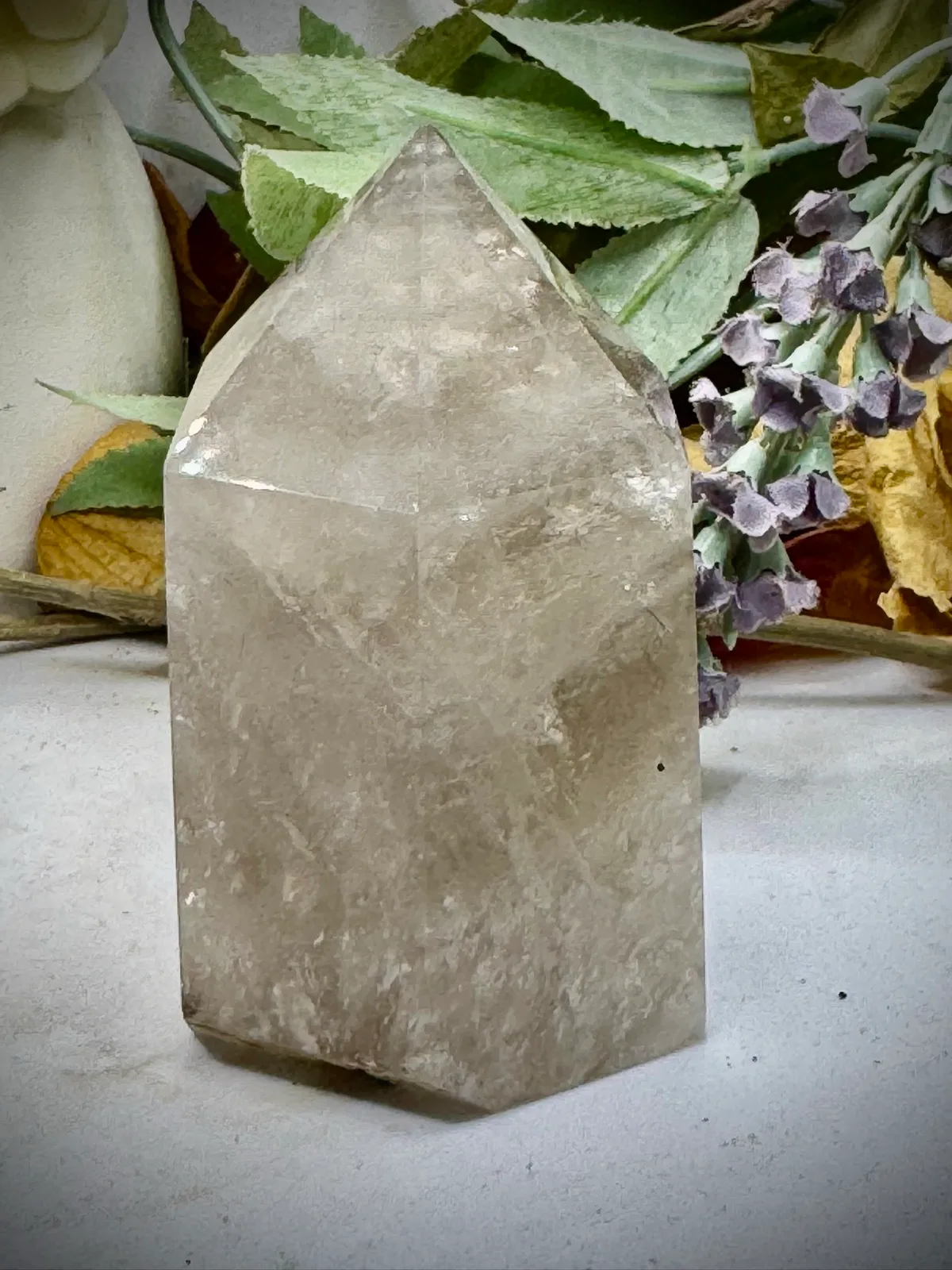 Smokey Rutilated Chunky Crystal Quartz Tower – photo 3