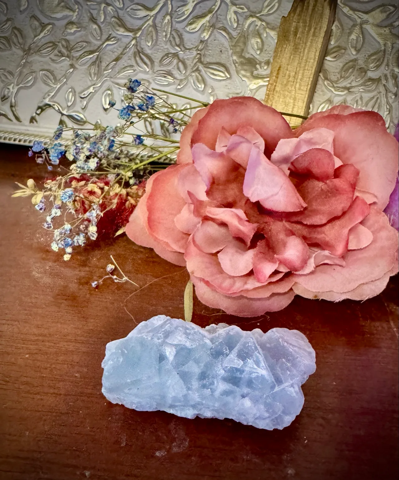 Blue Fujian Cubic Fluorite Cluster Rare Mineral crystal – photo 11