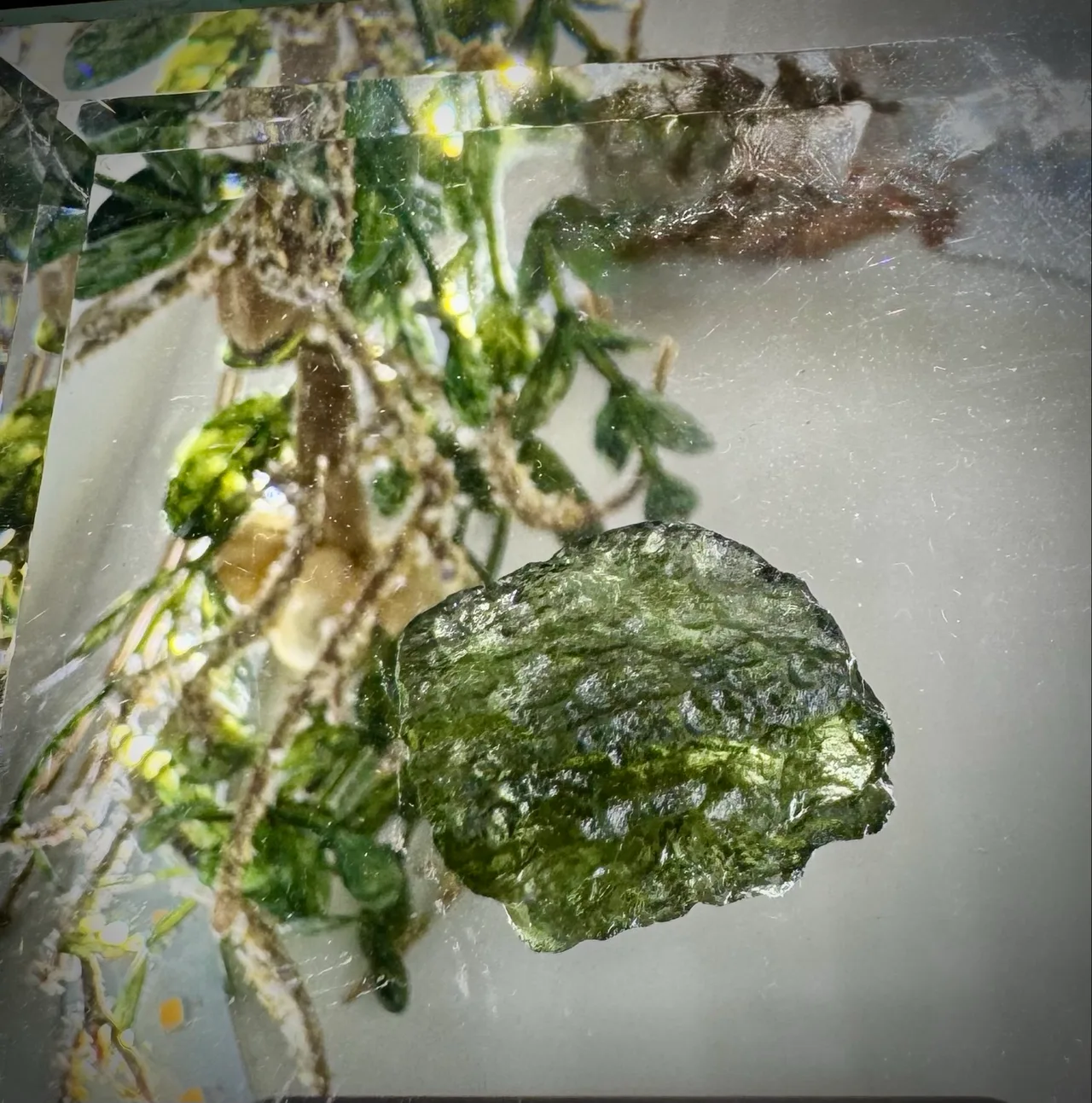 Moldavite From Bulivea Czech Rare Meteorite Glass – photo 5