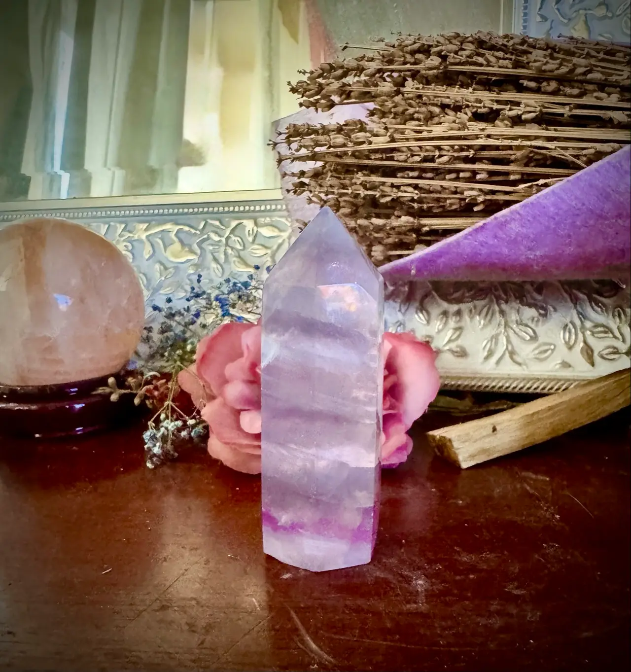 Pastel Fluorite Crystal Tower – photo 3