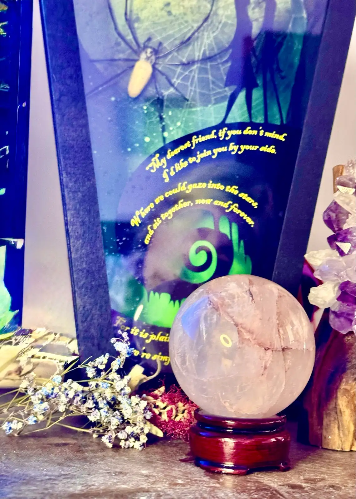 Rose Quartz Large Crystal Sphere – photo 4