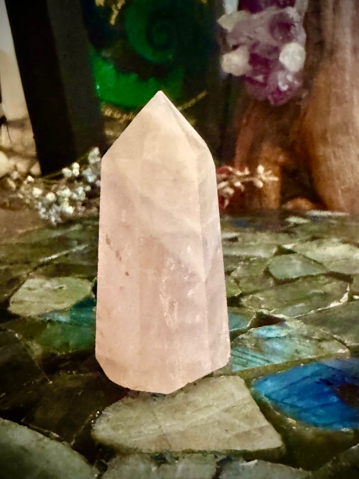 Rose quartz Crystal Tower – photo 8