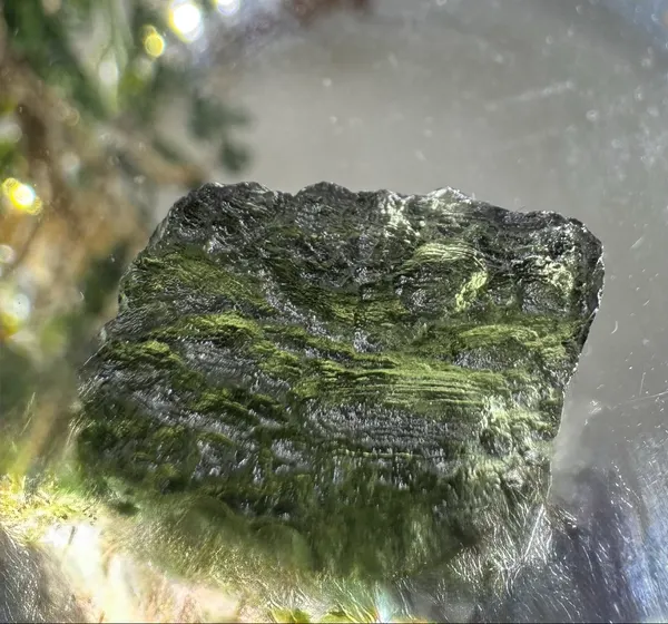 Moldavite From Bulivea Czech Rare Meteorite Glass