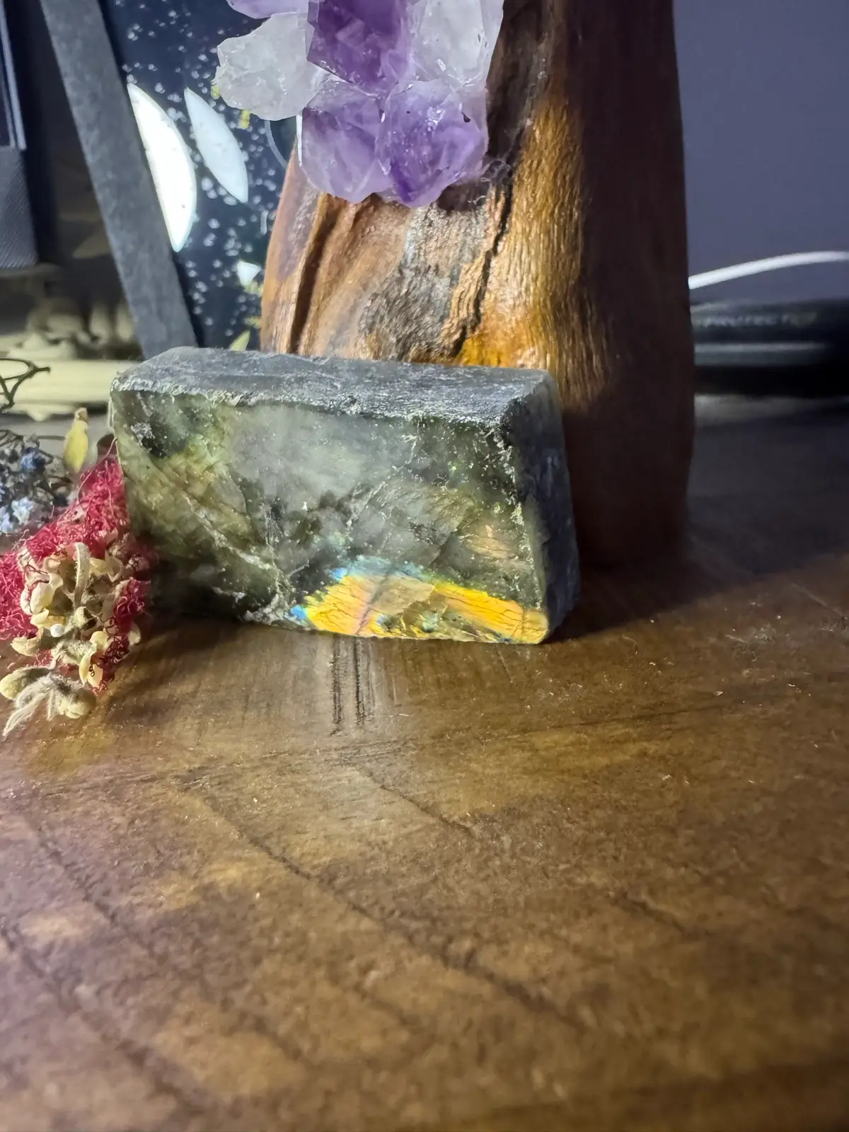 Labradorite Polished face crystal rough – photo 9