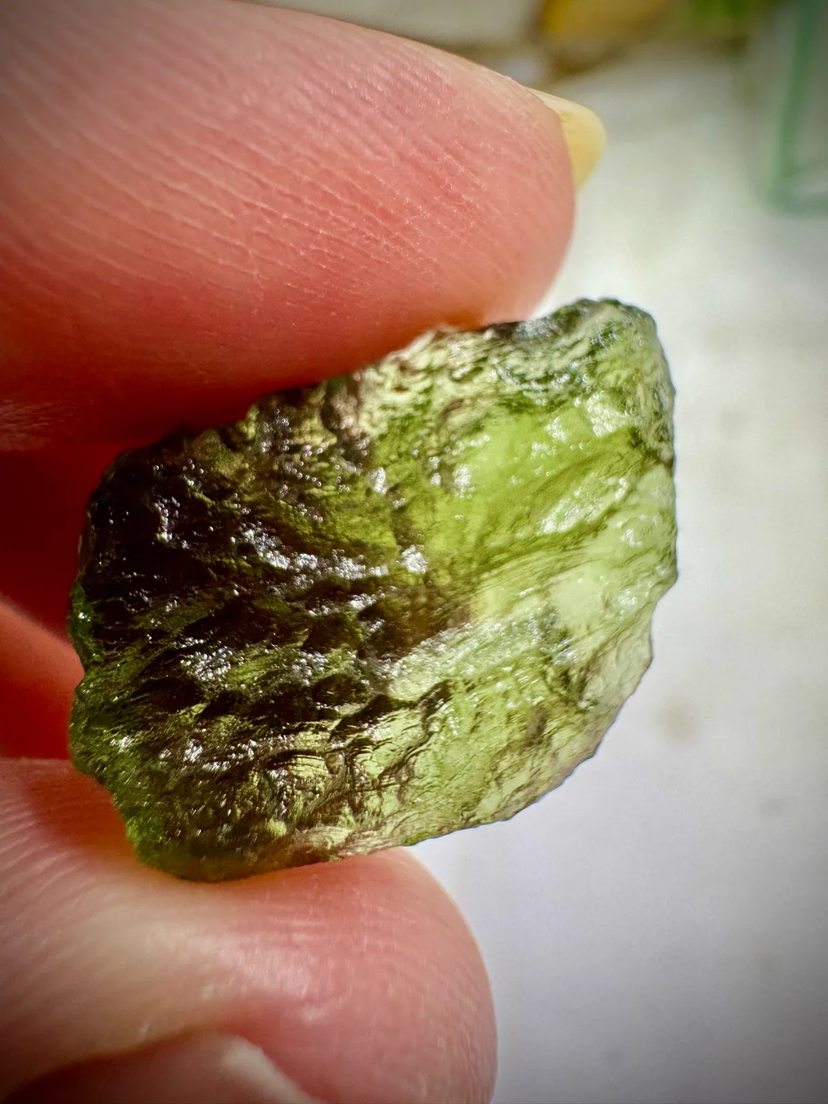 Moldavite From Bulivea Czech Rare Meteorite Glass – photo 11