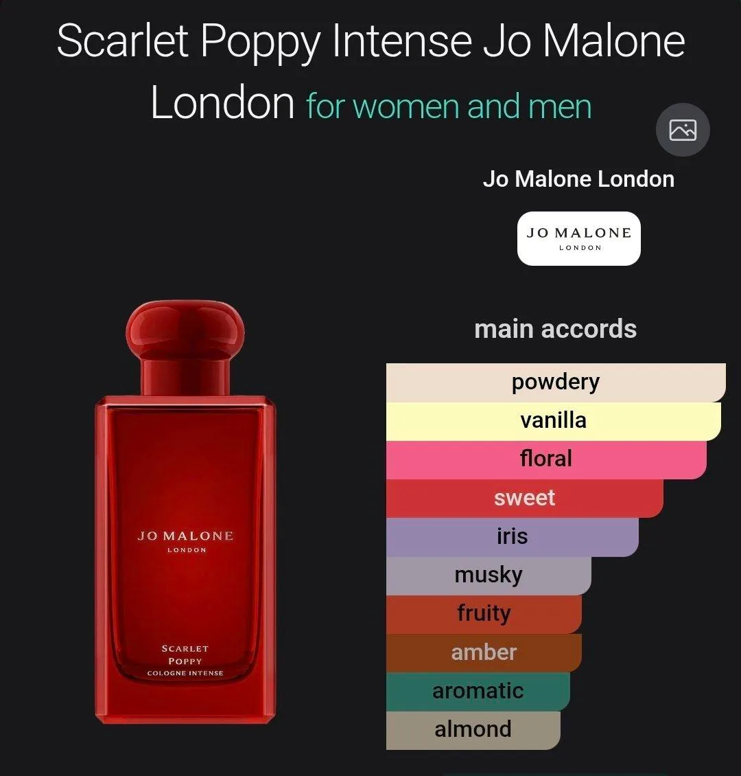 Jo Malone Scarlet Poppy Cologne Intense 100 ml — photo 2
