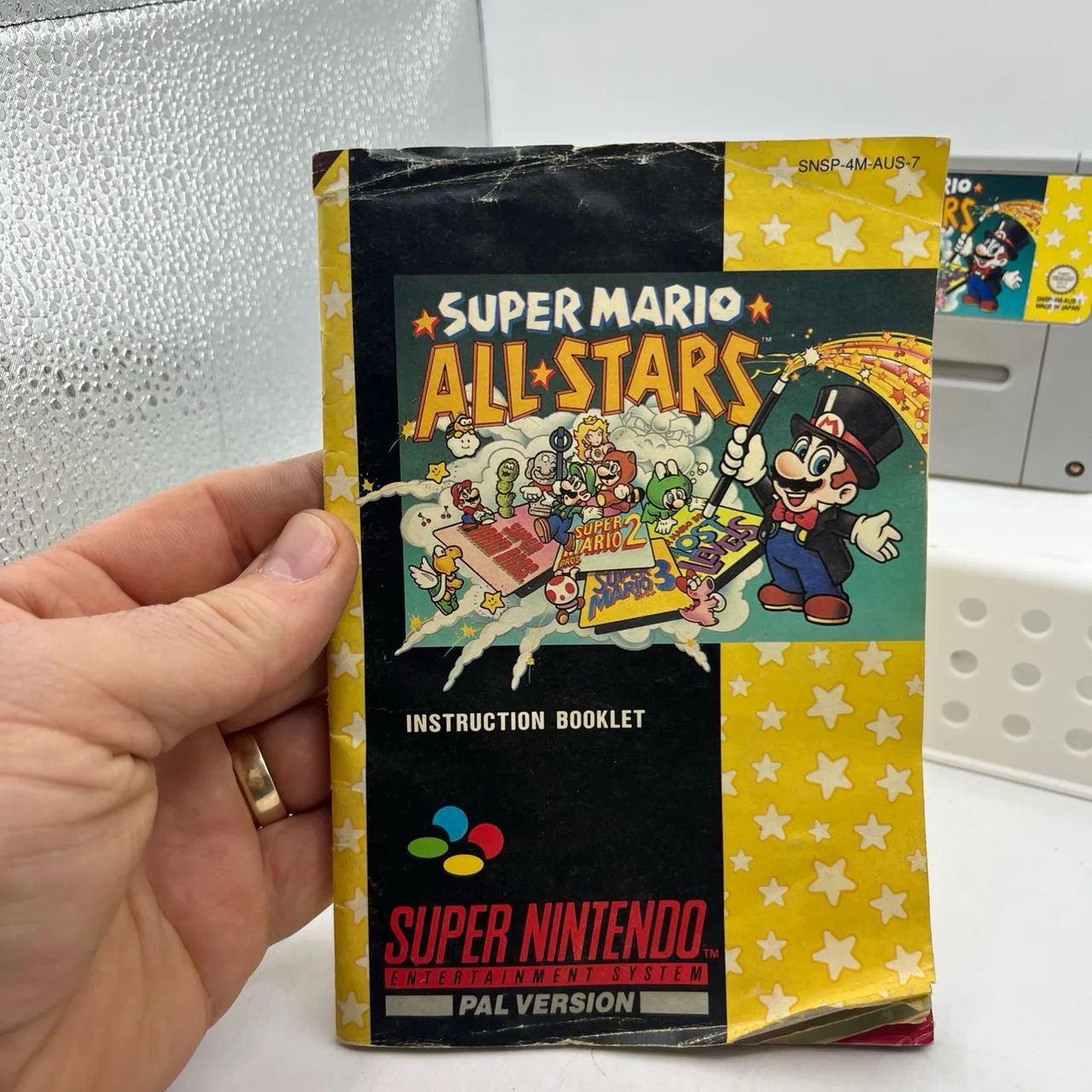 Super Mario All-Stars Nintendo SNES PAL Version Platformer Game with Manual — photo 2