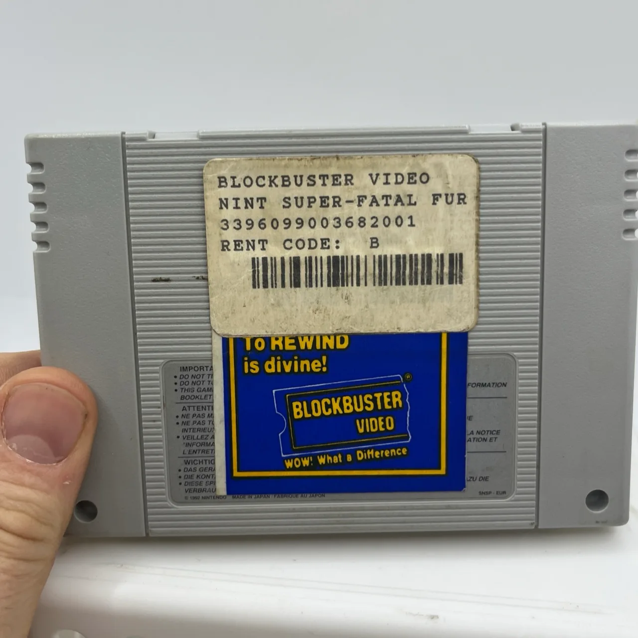 Fatal Fury Special SNES PAL Super Nintendo SNK 1992 VERY RARE — photo 6