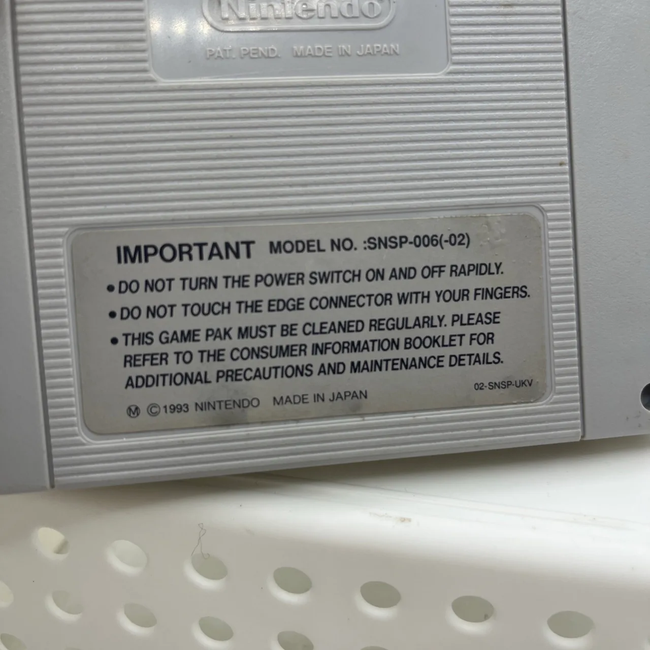 Super Nintendo SNES Pal “DOOM” Tested Working — photo 4