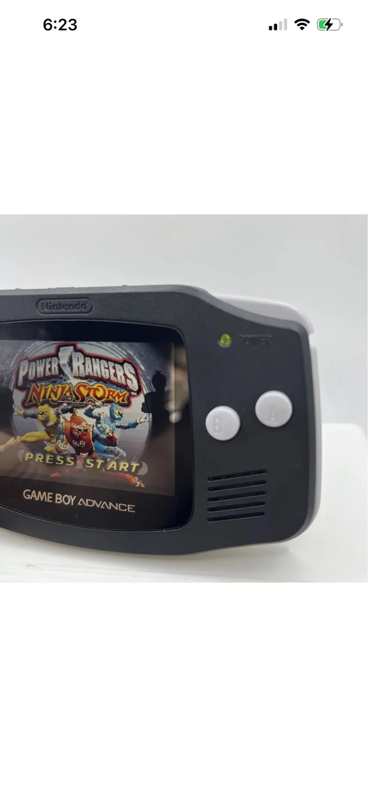 Nintendo Gameboy Advance GBA AGS-001 Black Handheld Gaming BACKLIT — photo 4