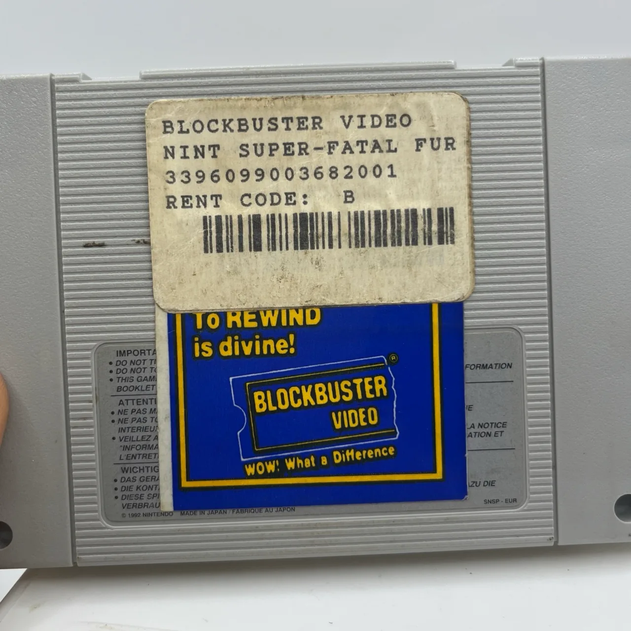 Fatal Fury Special SNES PAL Super Nintendo SNK 1992 VERY RARE — photo 8