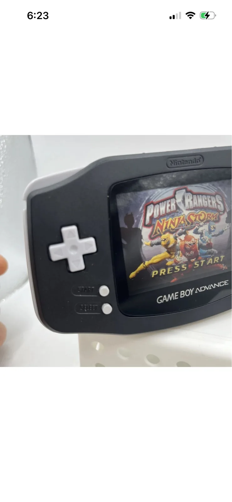 Nintendo Gameboy Advance GBA AGS-001 Black Handheld Gaming BACKLIT — photo 3