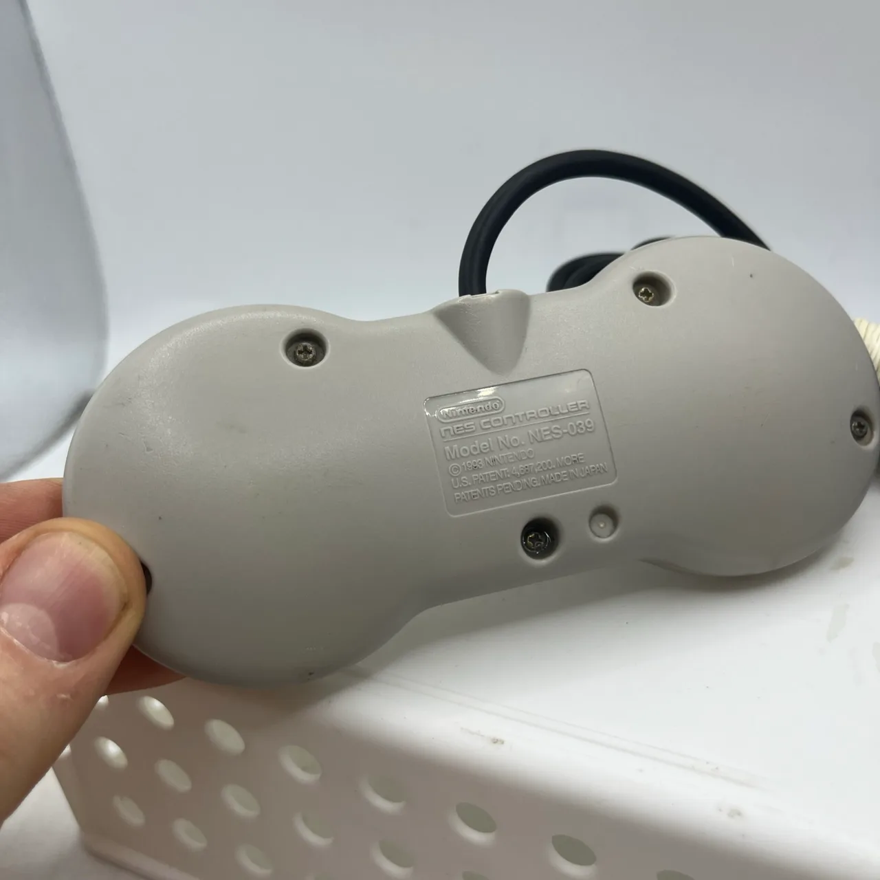 Nintendo NES - NES-039 Dog Bone Controller Official Authentic - Tested & Working — photo 3