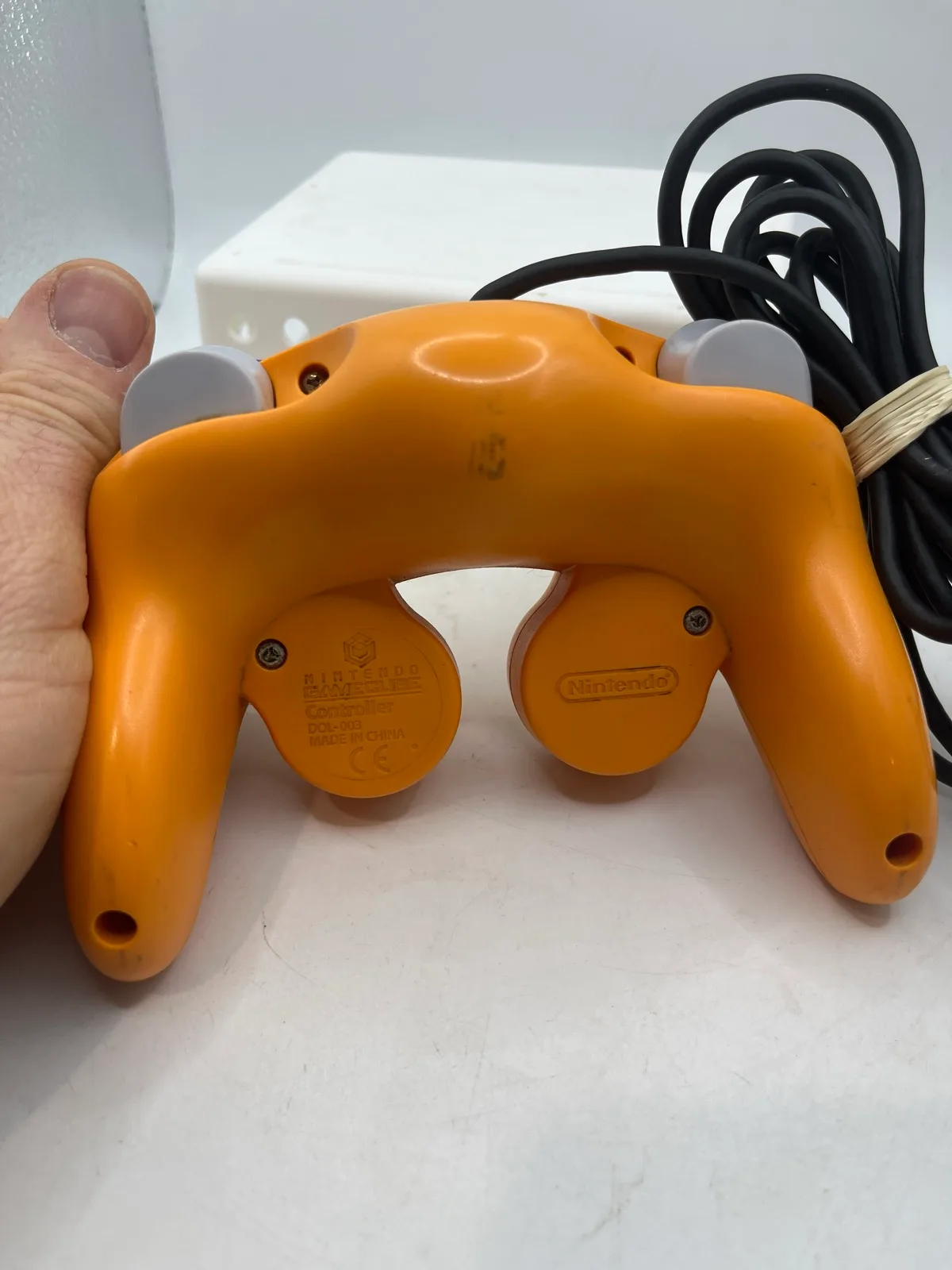 Official Nintendo GameCube Controller Orange  Genuine — photo 3