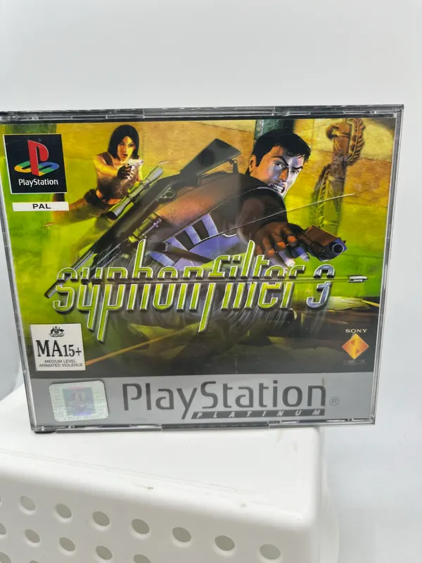 Syphon Filter 3 - Sony Playstation 1 / PS1 Game no Manual - PAL