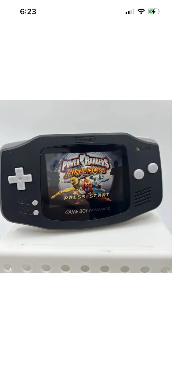 Nintendo Gameboy Advance GBA AGS-001 Black Handheld Gaming BACKLIT