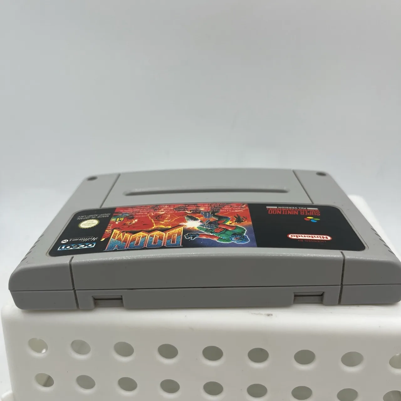 Super Nintendo SNES Pal “DOOM” Tested Working — photo 2