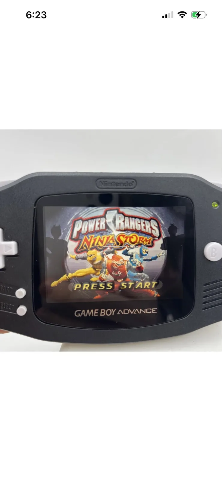 Nintendo Gameboy Advance GBA AGS-001 Black Handheld Gaming BACKLIT — photo 2