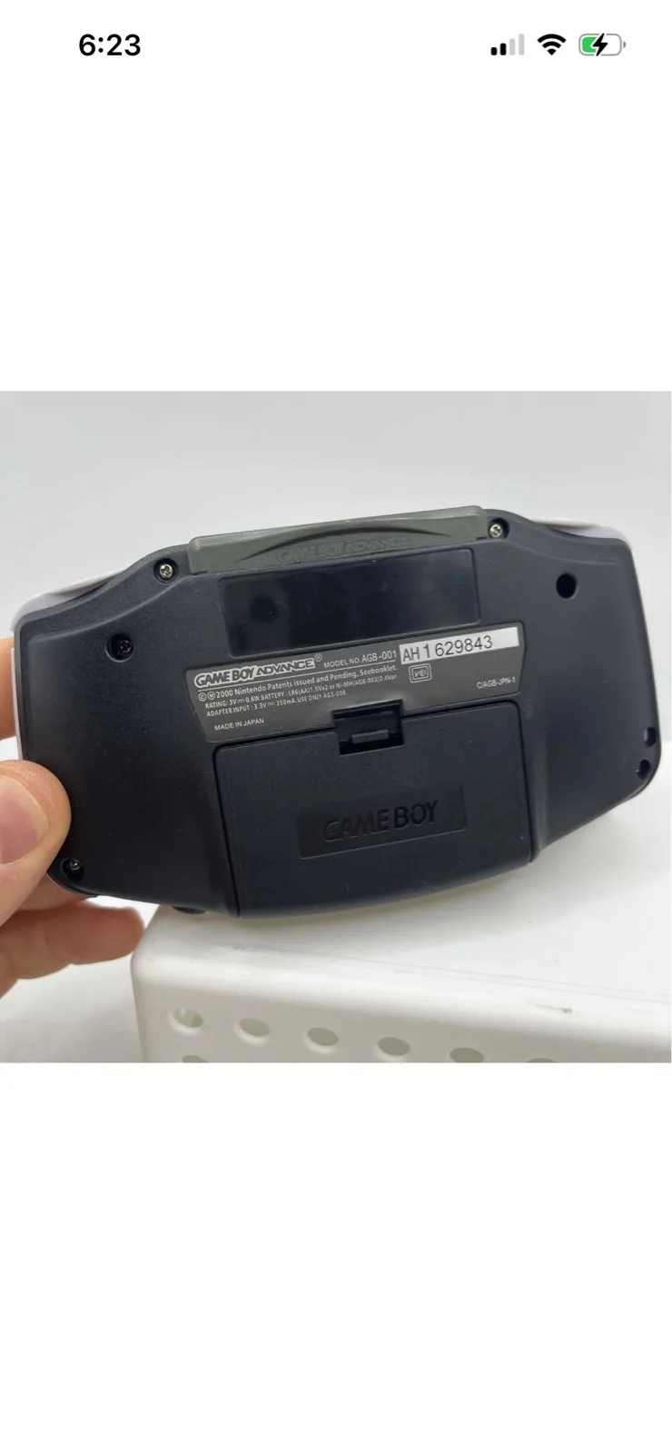Nintendo Gameboy Advance GBA AGS-001 Black Handheld Gaming BACKLIT — photo 5