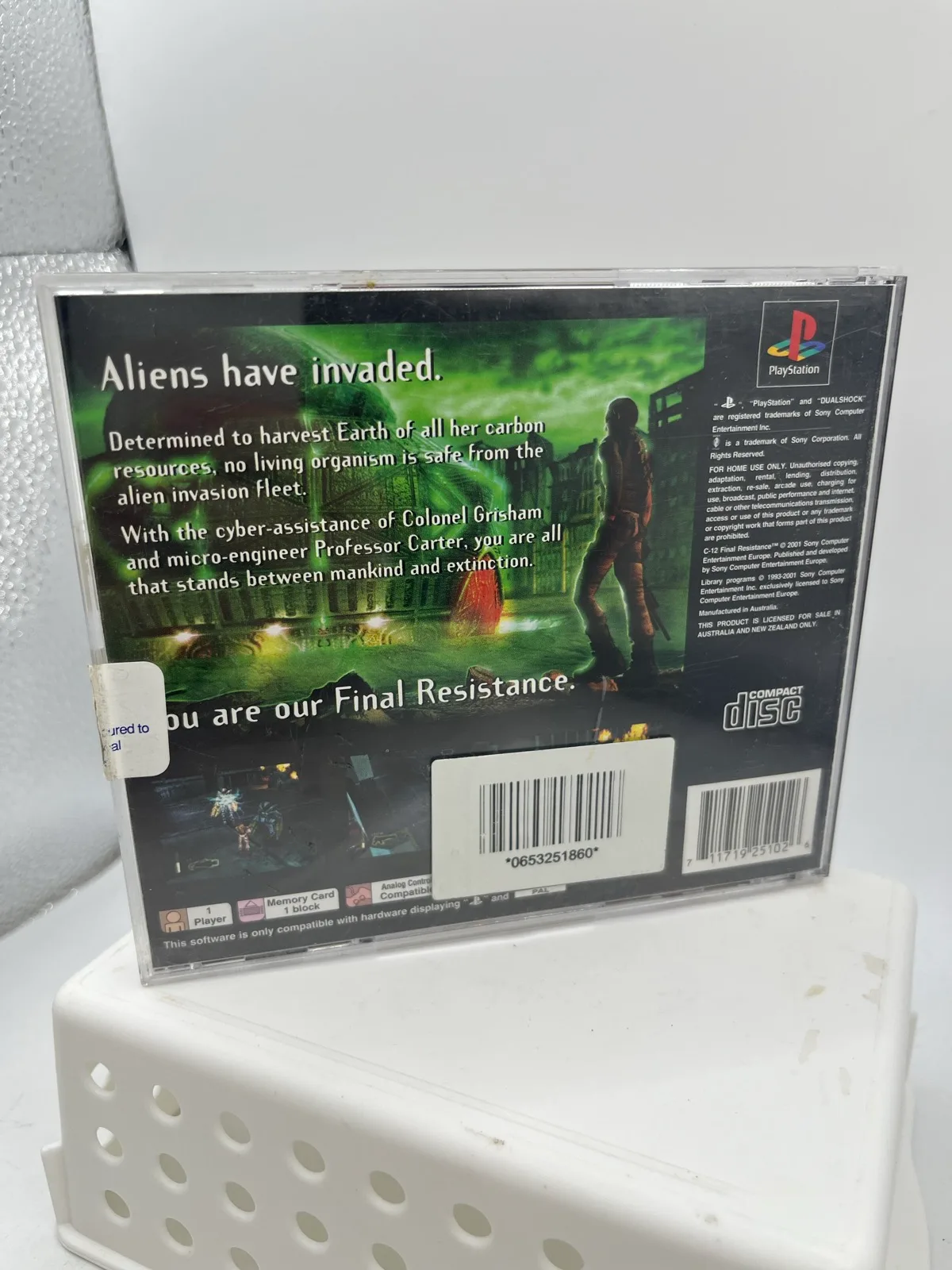 C-12: Final Resistance - Sony PlayStation 1 - Tested & Working — photo 4