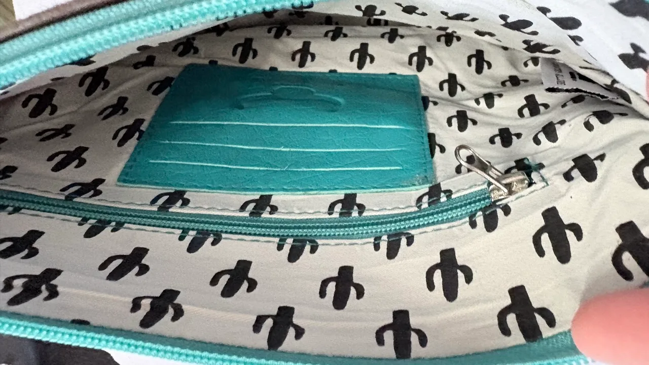 Teal cowhide handbag/clutch – photo 3