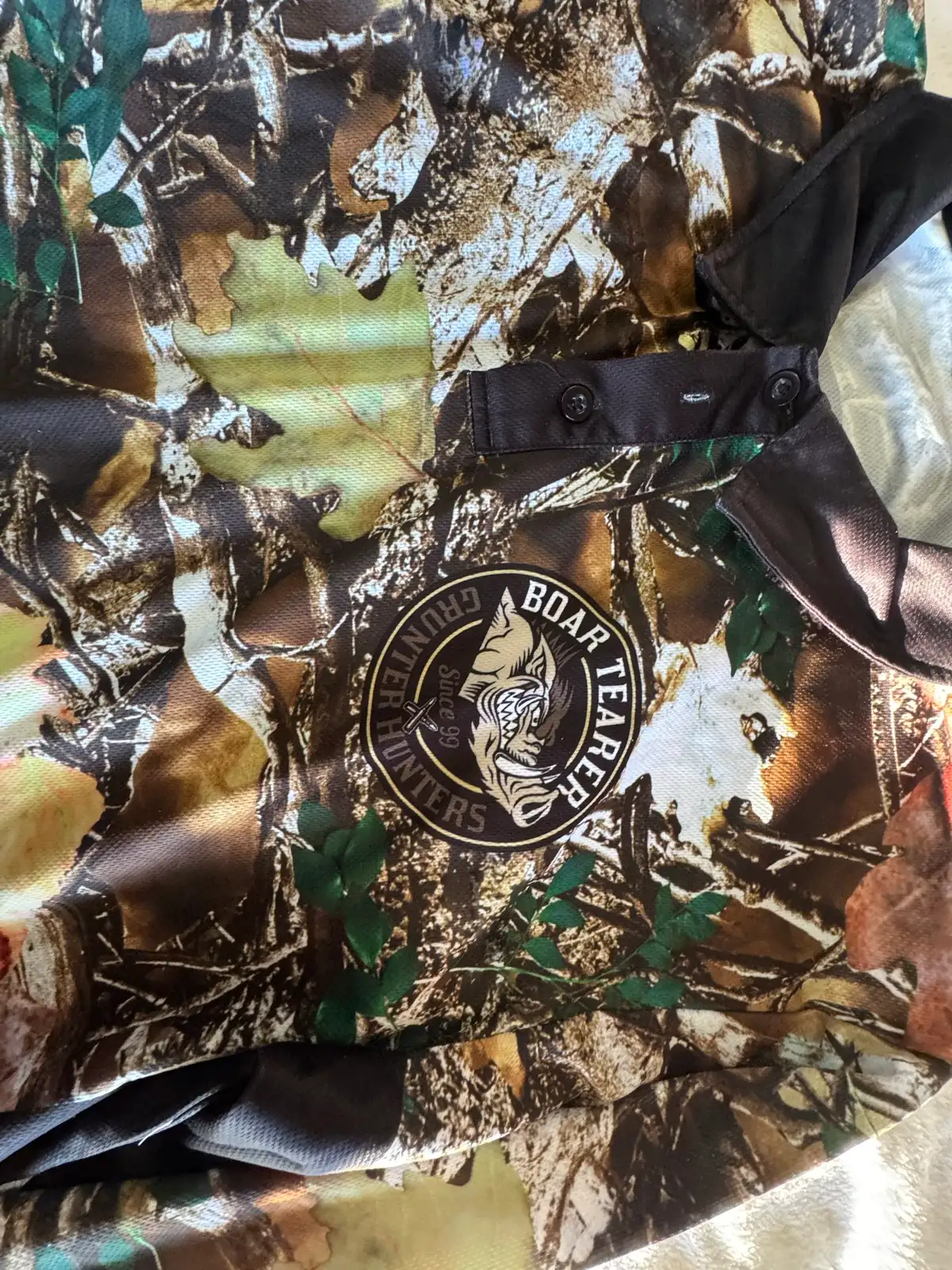 Boar hunter camo fishing jersey – photo 2