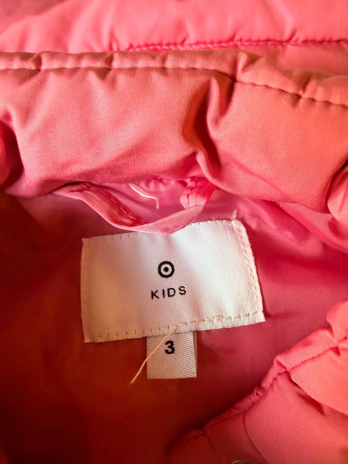 Target pink puffer vest with pockets Size 3 — photo 2