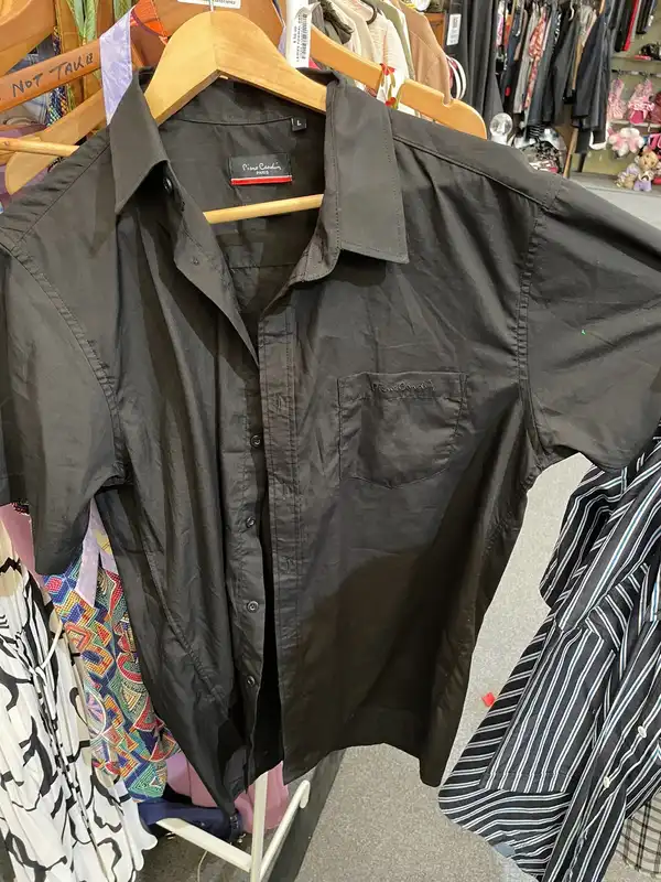 Black dress shirt