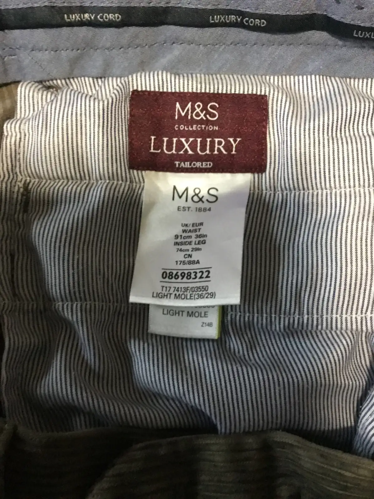 Men’s cord trousers – photo 2