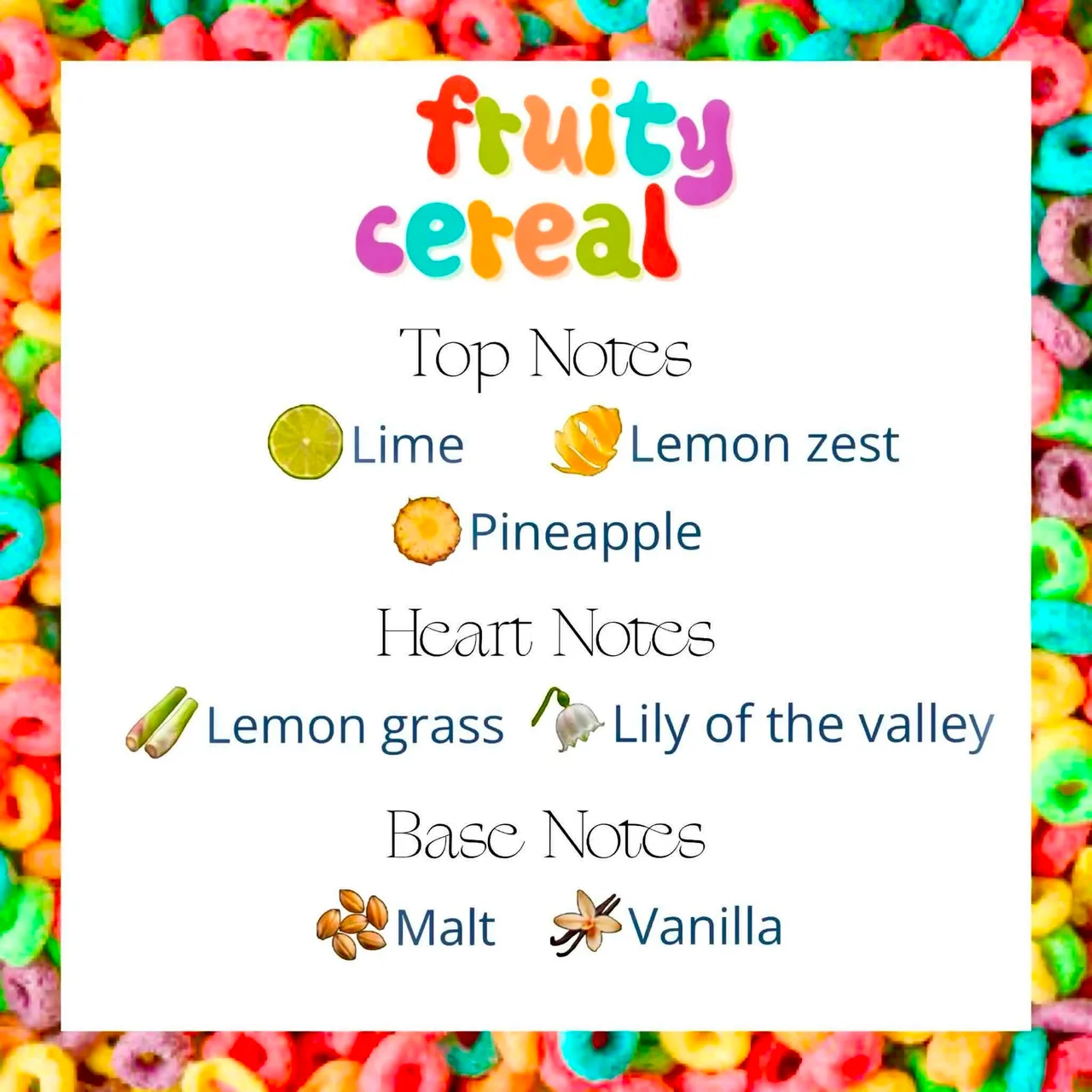 Hand Crafted Perfume: Fruity Cereal - 5ml Glass Bottle – photo 4