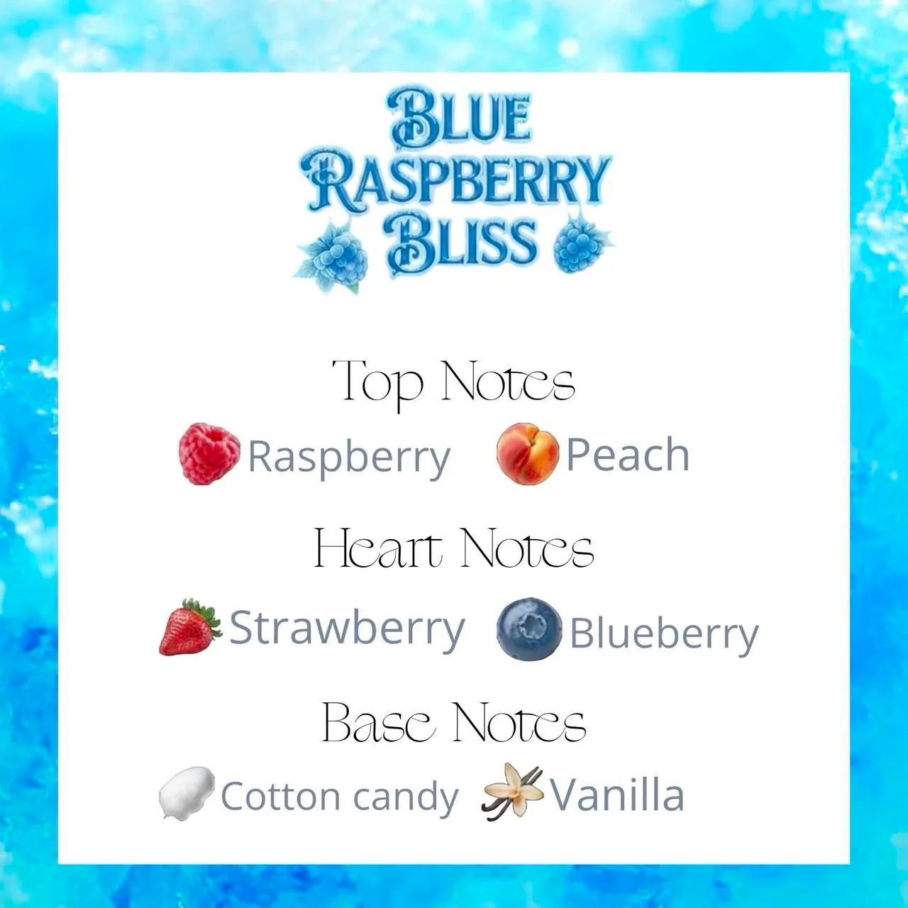 Hand Crafted Perfume: Blue Raspberry Bliss - 2ml Glass Bottle — photo 4